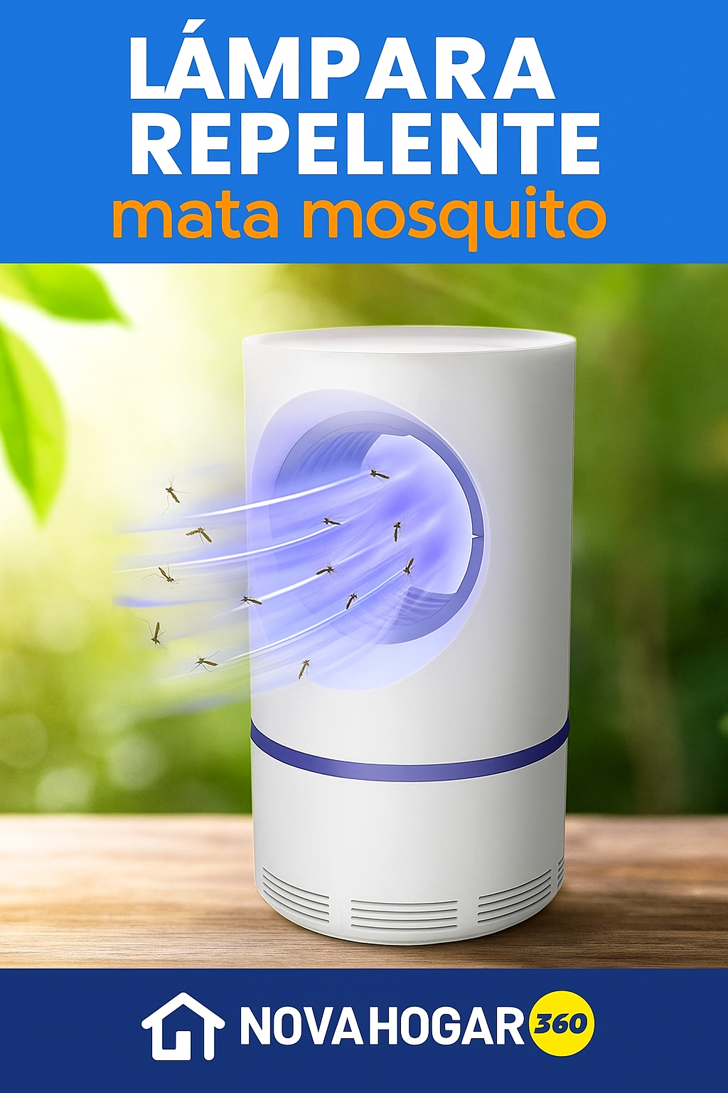 LAMPARA REPELENTE MATA MOSQUITO