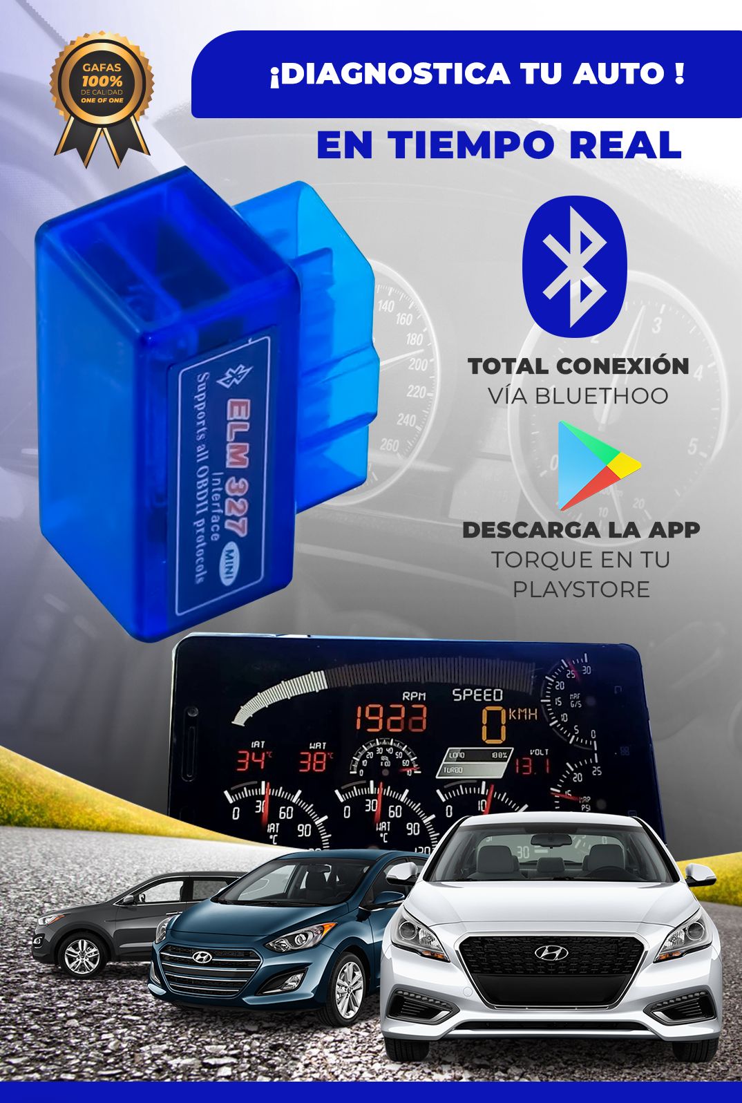 ESCANER PARA CARROS ELM 327